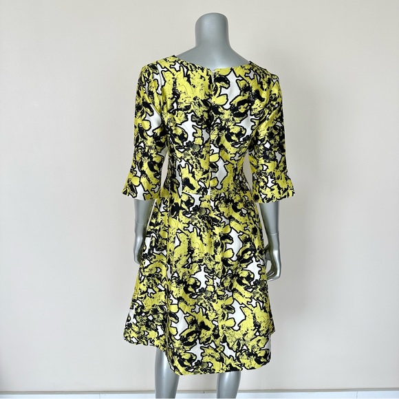 Oscar De La Renta Floral Dress size 6 US Authentic Retail 2500$ - Picture 3 of 10